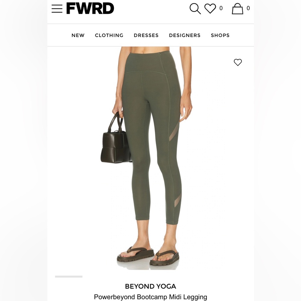 Beyond Yoga PowerBeyond Bootcamp Midi Legging NWT